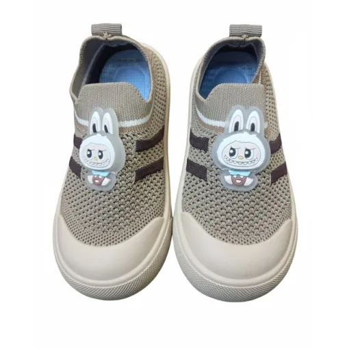 Kids’ Slip-On Sneakers with Rabbit Patch